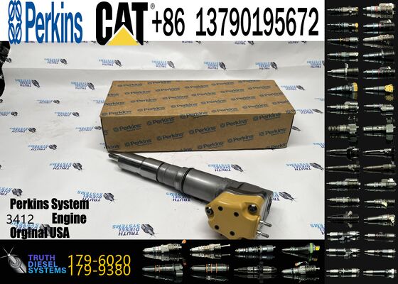 Excavator Spare Parts 3412E Diesel Fuel Injector 179-6020 1796020 for 631G 637G 769D 771D D9R for cCaterpillar