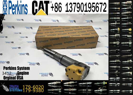 Excavator Spare Parts 3412E Diesel Fuel Injector 179-6020 1796020 for 631G 637G 769D 771D D9R for cCaterpillar