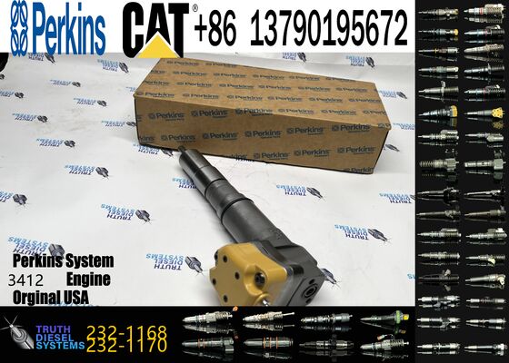 Newly Available Low-price Diesel Common Rail Injector 232-1173 0R-9803 232-1168 for 3412 3412E Engine Assembly