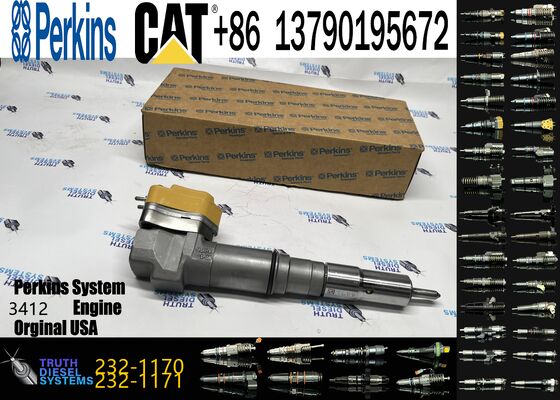 High Quality Stainless Steel Diesel Injector Assembly for Engine 3412E Model Numbers 198-6877 204-2467 232-1170 232-1175