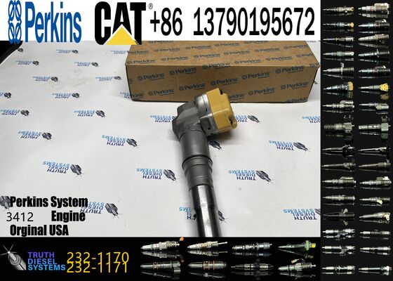 High Quality Stainless Steel Diesel Injector Assembly for Engine 3412E Model Numbers 198-6877 204-2467 232-1170 232-1175