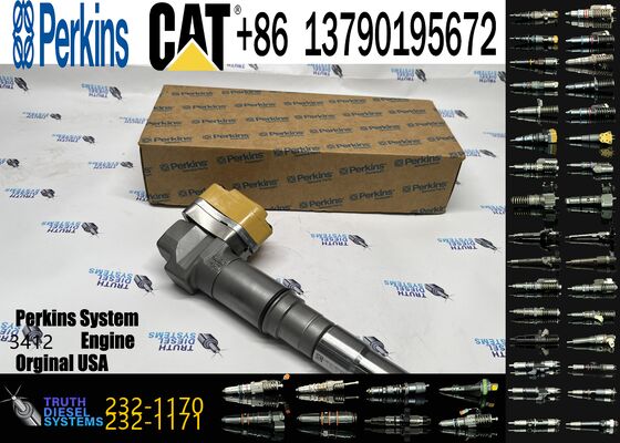 High Quality Stainless Steel Diesel Injector Assembly for Engine 3412E Model Numbers 198-6877 204-2467 232-1170 232-1175