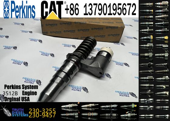 Excavator Accessories Fuel Injector 230-3255 246-1854 for 3508C/3512C/3516C Construction Machinery with 6 Month Warranty