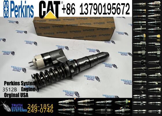 Excavator Accessories Fuel Injector 230-3255 246-1854 for 3508C/3512C/3516C Construction Machinery with 6 Month Warranty
