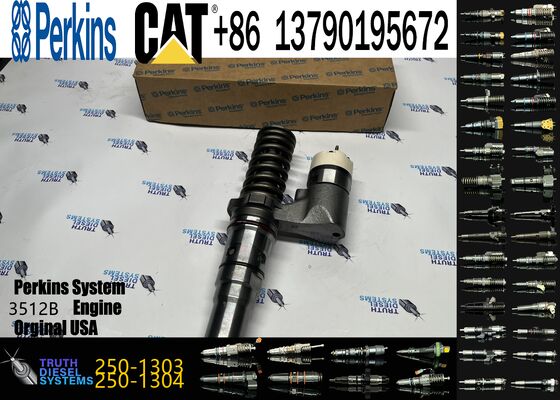 Machinery Engine Parts Fuel Injector 250-1303 10R-1276 Common Rail Injector for Ccaterpillar CAT Engine 3516B 3516 Loader 994D