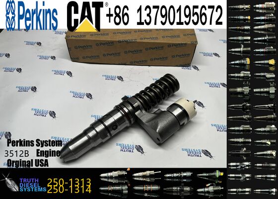 250-1313 Fuel Injector 2501313 Construction Machinery Excavator Parts for 3516B 3512B Engine 776D 784C Tractor 854G Wheel Dozer