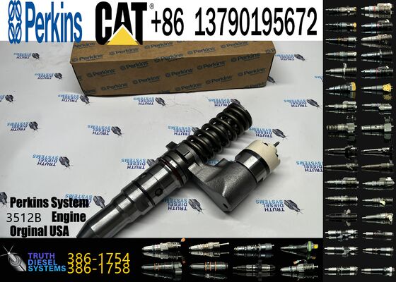 Common Rail Fuel Injector 386-1754 3920206 386-1758 3861758 250-1306 2501306 132-0202 Injector for Ccaterpillar 3508 3512 Engine
