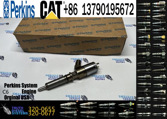 Original New Fuel Injector 320-0655 3200655 for Ccaterpillar C6.6 Diesel Engine Construction Machinery Equipment Parts