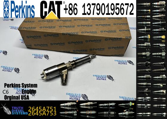 High Quality New Fuel System Parts Diesel Fuel Injector 320-0655 2645A751 1106D-E66TA for Ccaterpillar CAT C6.6 Perkins