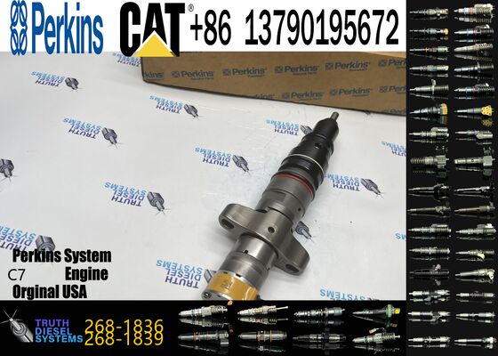 Diesel Common Rail Injector 268-1836/295-1412 Compatible with for Engine C7 Forwarder 584/584HD