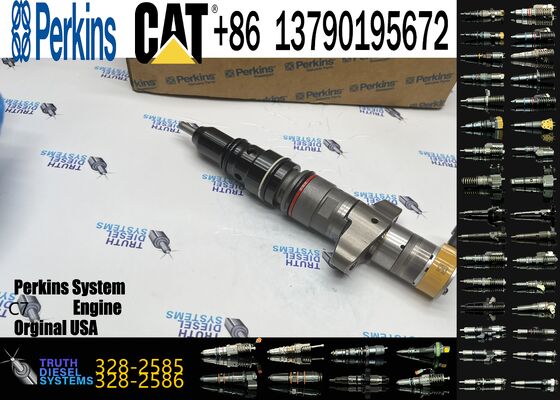 Original Excavator Common Rail Injector 328-2585 3282585 Fuel Injector for C7 Engine 325D Construction Machinery Engine Parts