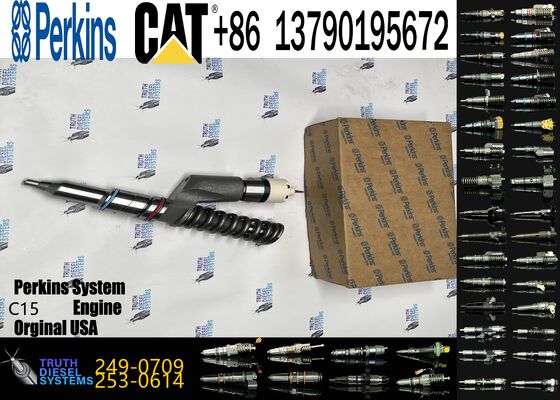 Genuine for Ccaterpillar Fuel Injector 249-0709 2490709 New Engine Part CAT C15 Diesel Engine Construction Machinery Equipment