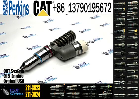 Common Rail Diesel Fuel Injector 211-3023 10R-8501 2113023 10R8501 for Ccaterpillar CAT C15 C16 3406E Diesel Engine