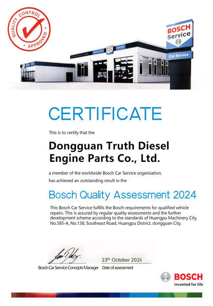 China Dongguan Truth Diesel Engine Parts Co., Ltd. certificaciones
